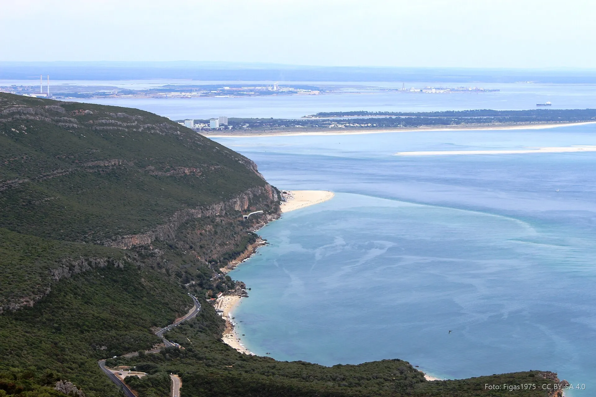 Tróia vista da Serra da Arrábida